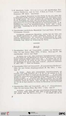 Briefe (Nr. 7-35)