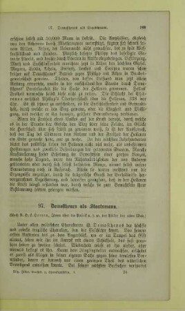 Demothenes als Staatsmann