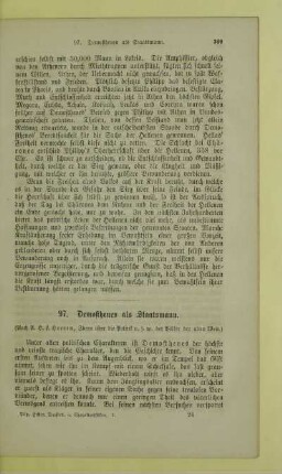 Demothenes als Staatsmann