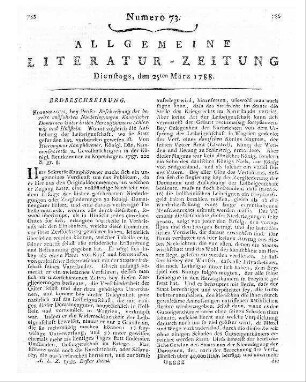 Versuche in poetischen und prosaischen Aufsäzzen / von F. W. K. - Berlin : Vieweg, 1787