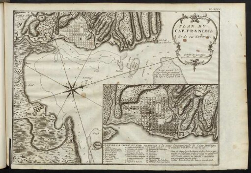 Plan Du Cap François...Pl. XXXV.