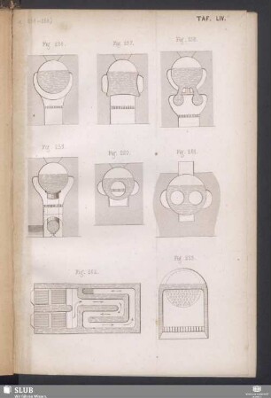 Taf. LIV (Fig. 256-263)