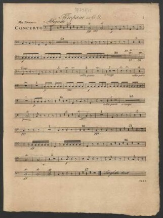Timpani in C. G.