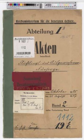 Flüchtlings- und Ausgewiesenen-Fürsorge: Bd. 2