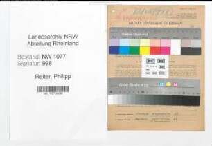 Entnazifizierung Philipp Reiter , geb. 19.04.1913 ()