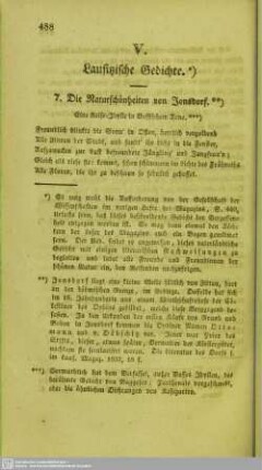 Lausitzische Gedichte