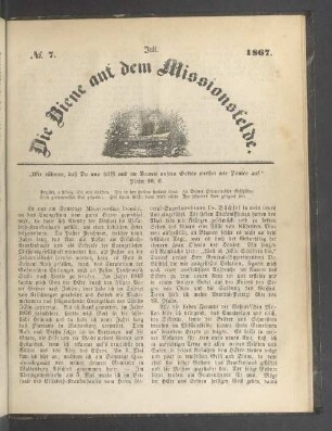 N° 7. Juli. 1867