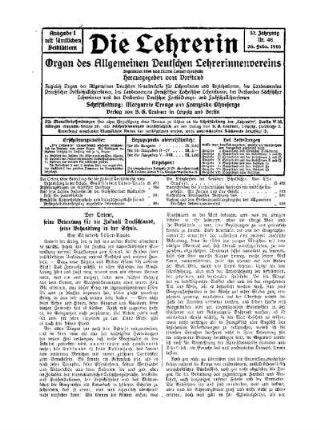 Der Orient, seine Bedeutung für die Zukunft Deutschlands, seine Behandlung in der Schule