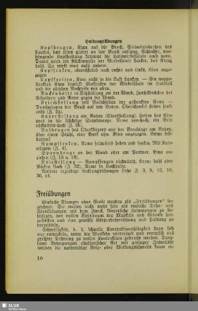 Freiübungen
