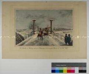 Brooktor und Elbbrücke in Hamburg während der Belagerung 1813 bis 1814 (Nr. 29 einer Folge)