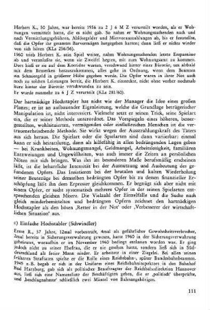 c) Einfache Hochstapler (Schwindler)
