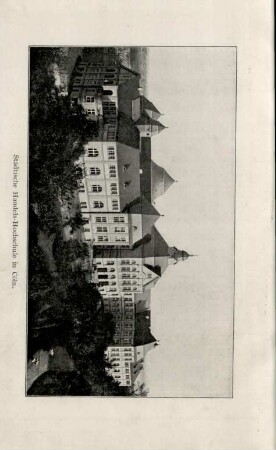 Städtische Handels-Hochschule in Köln. Bericht ... / 1911, Sommersemester - 1912/13, Wintersemester