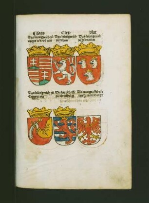 Wappen zu Sigismund von Luxemburg, Blatt 170r