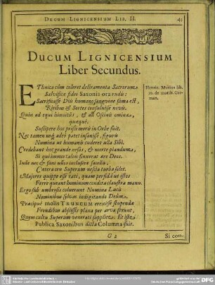 Ducum Lignicensium Liber Secundus