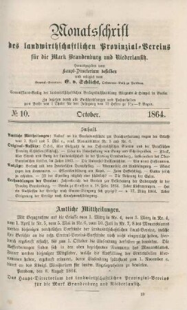 No 10. October. 1864.