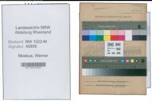 Entnazifizierung Werner Moebus , geb. 26.08.1905 (Bahnbeamter)