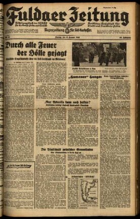 Ausgabe vom Freitag, den 17. Januar 1941.