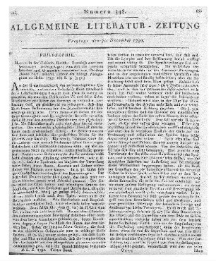 [Cureau de] La Chambre, [Marin]: Von den Kennzeichen der Leidenschaften des Menschen / aus dem Franz. des La Chambre. - Münster : Perrenon Th. 1.-2. - 1789