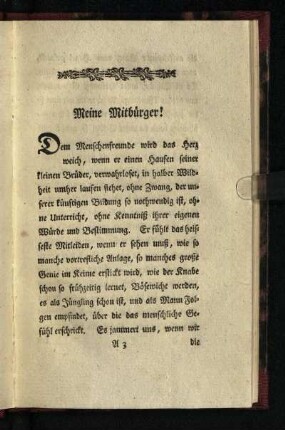 Meine Mitbürger!