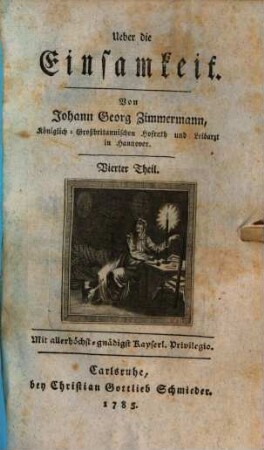 Ueber die Einsamkeit, 4