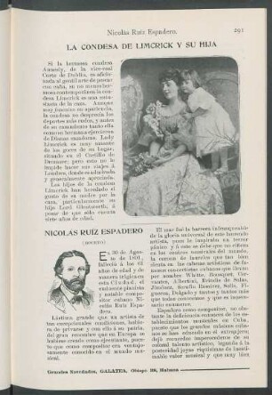 La Condesa de Limerick y su hija.