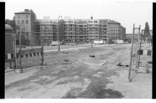 Kleinbildnegativ: Baustelle, Dennewitzstraße, 1983