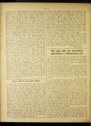 Was geht unter der katholischen Lehrerschaft Württemberg vor?