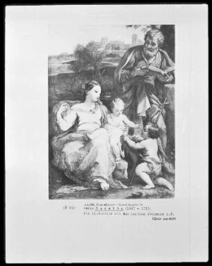Die Heilige Familie mit dem kleinen Johannes dem Täufer