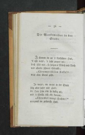 Die Marktweiber in der Stadt