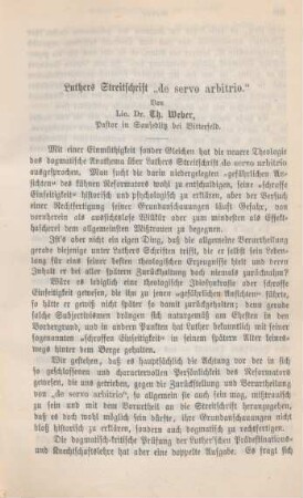 229-248 Luthers Steitschrift "de servo arbitrio"