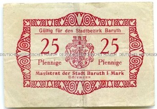 Baruth, 25 Pfennig