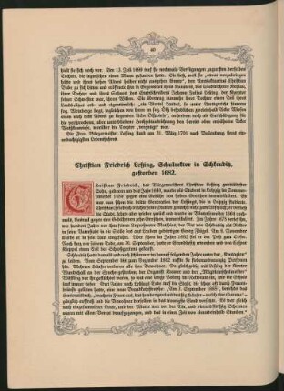 Christian Friedrich Leßing, Schulrektor in Schkeuditz, gestorben 1682