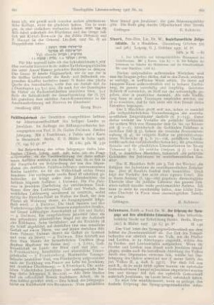 662-663 [Rezension] Rosenmann, M., Der Ursprung der Synagoge und ihre allmähliche Entwicklung. Eine historisch-kritische Studie zur Erforschung Beider