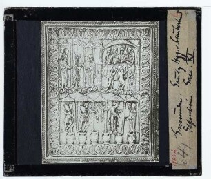 unbekannt, Elfenbeinrelief des 11. Jahrhunderts, unidentifiziert