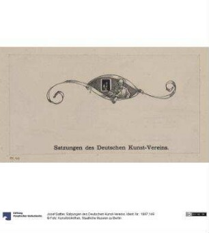 Satzungen des Deutschen Kunst-Vereins