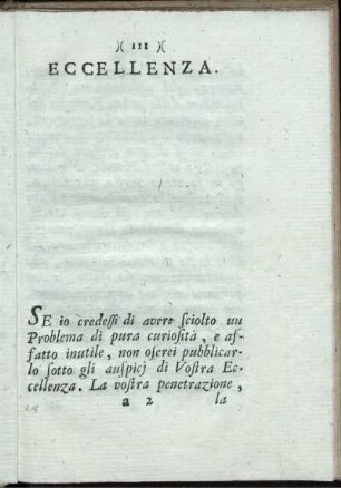 Eccellenza.