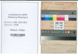 Entnazifizierung Walter Nietsch , geb. 01.01.1895 (Bahnrat)
