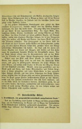 1. Deutschland, ein geographisch vorteilhaft ausgestattetes Land
