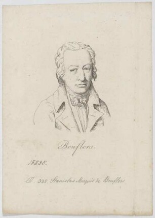 Bildnis des Stanislas Jean de Bouflers