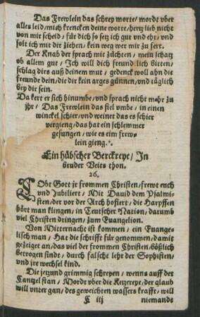 Ein hübscher Berckreye/ In bruder Veits thon. 26.