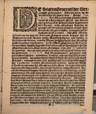 Placaet Van de Hoog Mogende Heeren Staten Generael der Vereenighde Nederlanden, tegens den Invoer van de Manufacturen, gemaeckt onder het Gebiedt van den Koning van Vranckrijck : Gearresteert den achthienden October Anno 1688