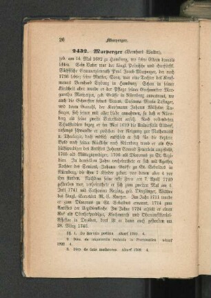 2432. Marperger (Bernhard Walter)