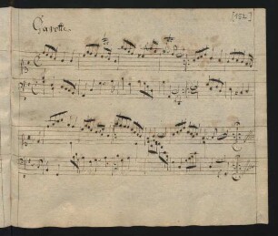 Gavottes; Tasteninstrument; G-Dur
