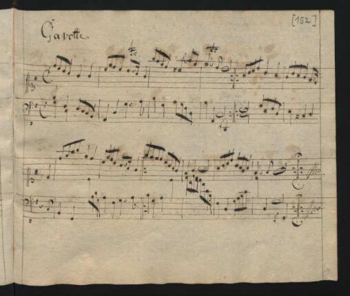 Gavottes; Tasteninstrument; G-Dur