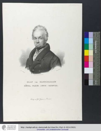 Graf von Danckelmann, Königl. Preuss. Justiz-Minister / Gez. v. F. Krüger ; lithogr. v. Oldermann