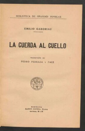 La cuerda al cuello