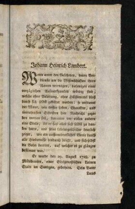 27-53, Leben J. H. Lambert's.