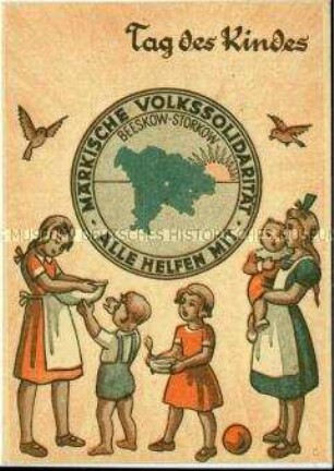 Postkarte der Märkischen Volkssolidarität