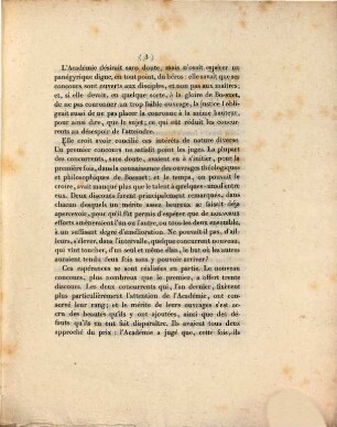 Académie Française. Rapport sur le concours d'éloquence de 1827, lu dand la séance publique du 25 aout 1827