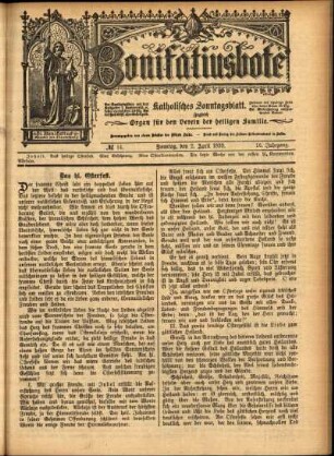 Ausgabe vom Sonntag, den 02. April 1899.